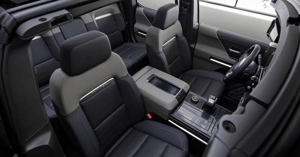 Large and In Charge The 2025 GMC Hummer EV SUV - interior view