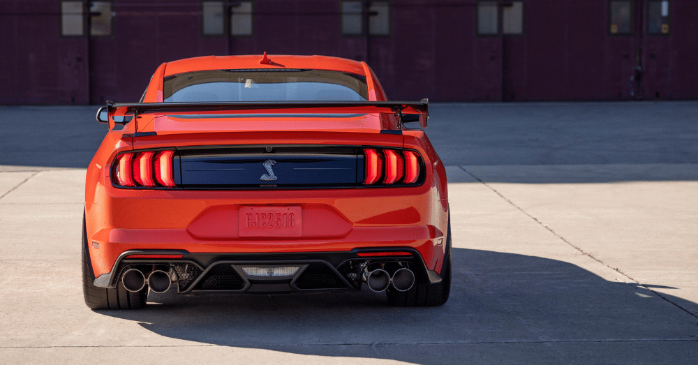 Ford's Mystery 'Legend' Engine Could Power the 2026 GT500 - rear view