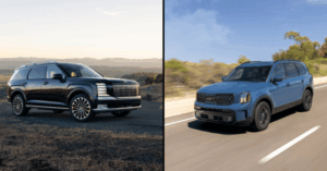 The 2026 Hyundai Palisade Gets Big Updates But Can It Beat the Kia Telluride -featured image showing the 2026 Palisade and Telluride