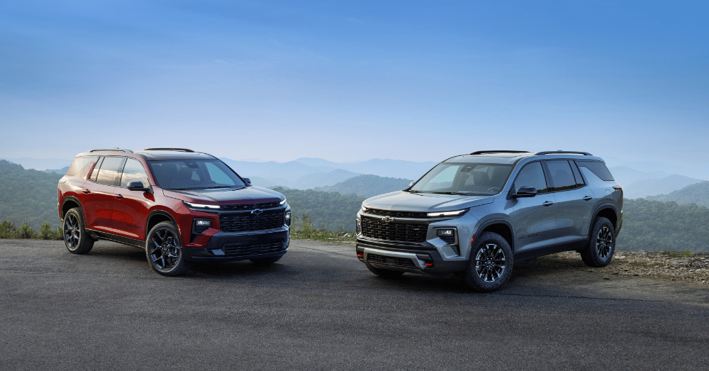 The 2026 Chevy Traverse High Country Gets a Makeover, But Does It Deliver - image of two Chevy Traverse models